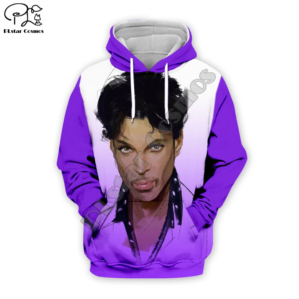 

PLstar Cosmos Popular Singer Prince Rogers Nelson Purple Men/Women 3Dprint Hip Hop Hoodies Funny Pullover Harajuku Tracksuit A17