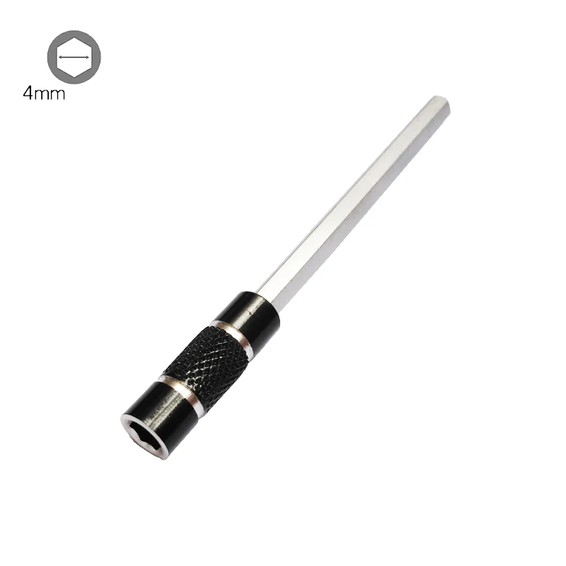 75mm Magnetic Metal Shaft Extension Bar Rod H4X75Lmm Hex Shank Socket Adapter for 5/32” Screwdriver Bits Holder Hand Tools