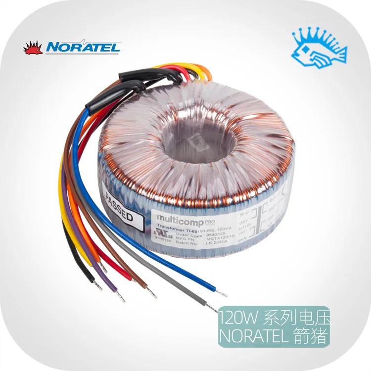 120VA 2X12V 2X15V NORATEL Porcupine Ring Bull 120W new original imported toroidal transformer