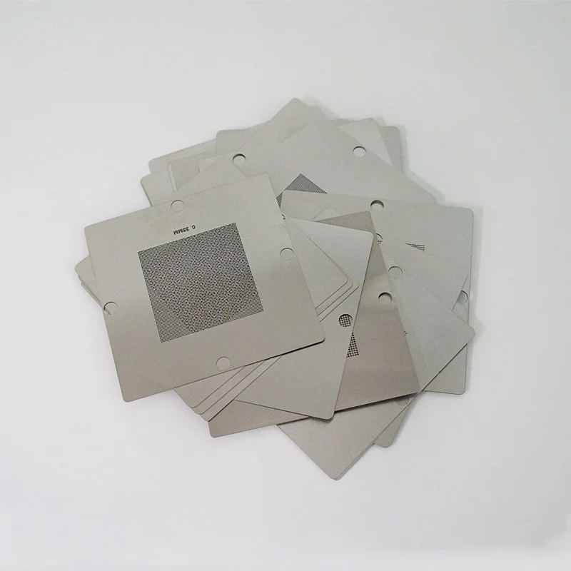 Universal Stencil BGA Reballing Kit with 29pcs/lot 90*90mm 90x90mm BGA Stencils 90 BGA Reballing Stencil 0.5/0.6/0.65/0.76/1.0