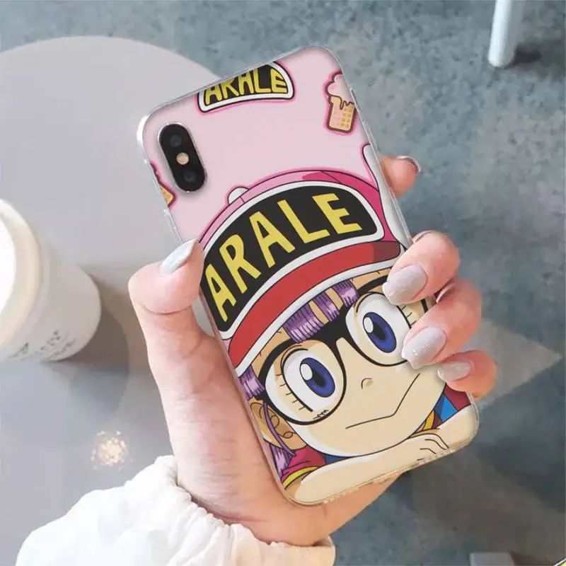 Yinuoda Cartoon Dr Slump Arale Phone Case for iPhone 11 12 13 mini pro XS MAX 8 7 6 6S Plus X 5S SE 2020 XR case