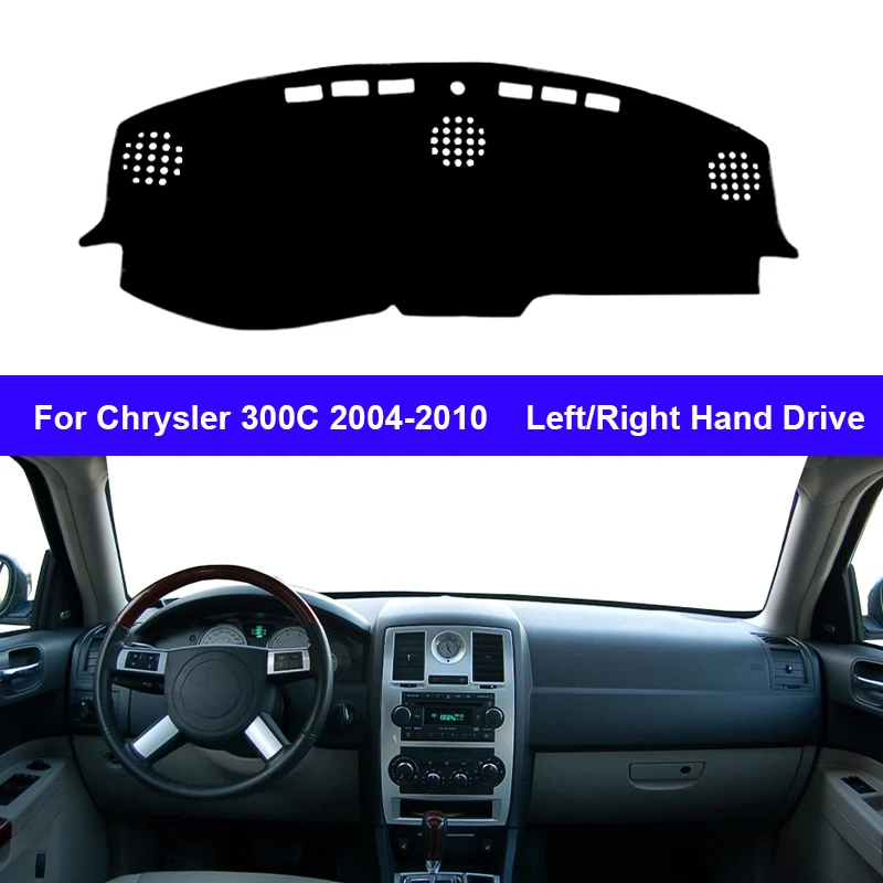 Car Inner Dashboard Cover For Chrysler 300C 2004 - 2010 Auto Dash Mat Carpet Cape Sun Shade Dashmat Pad 2009 2008 2007 2006 2005 