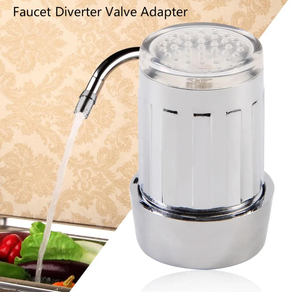 7 colori LED luce bagliore acqua rubinetto rubinetto RGB ugello rubinetto acqua in acciaio inox per rubinetto cucina accessori cucina bagno