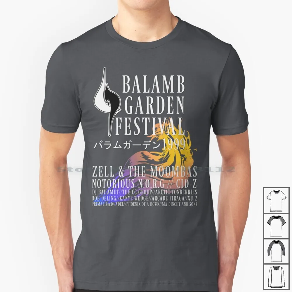 Balamb Garden Festival 100% Cotton T Shirt Final Fantasy Garden Balamb Trabia Galbadia 8 Viii Squall Selphie Seifer Edea