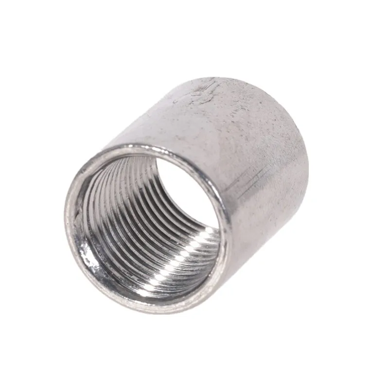 Precision round stainless steel pipe inner thread pipe fittings 1/4\'\' 3/8\