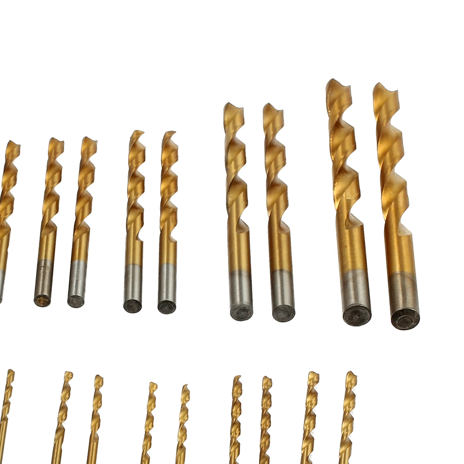 GARLLEN 99 Pcs เจาะบิตชุด1.5MM-เหล็กเคลือบความเร็วสูงไทเทเนียมขนาด10มม.สว่านเกลียวเหล็กชุดเครื่องมือสำหรับ DIY Home HSS Drills