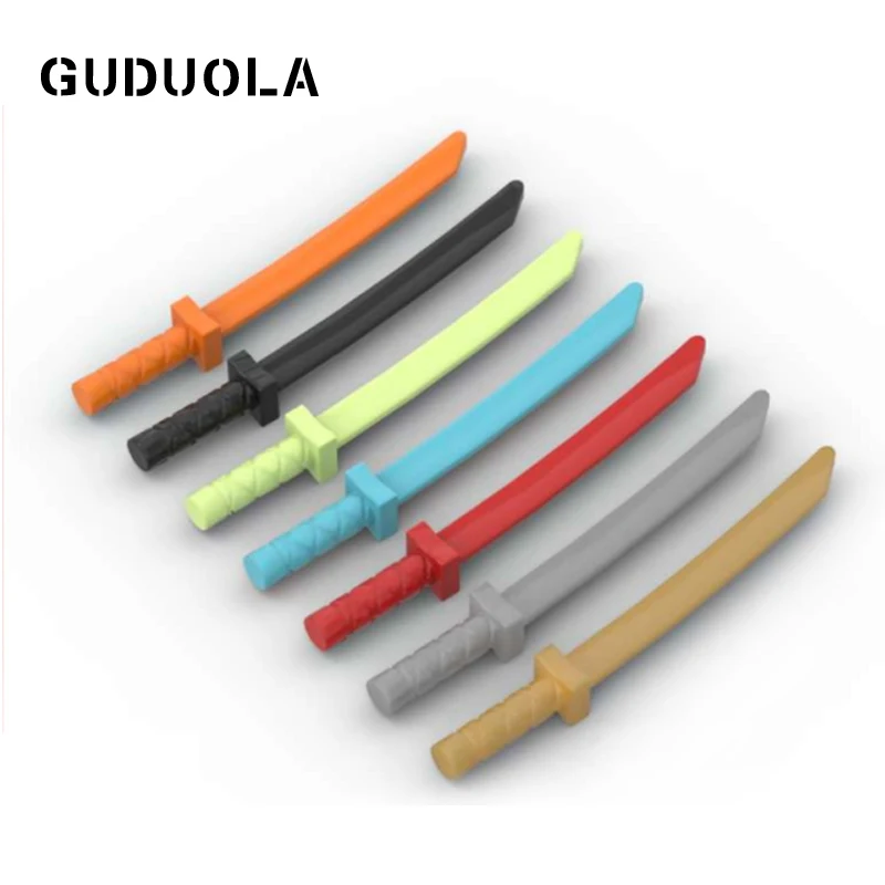 

Guduola Special Brick Sword with Octagonal Guard Katana 30173 MOC Building Block DIY Educational Toys Accessories 50pcs/LOT