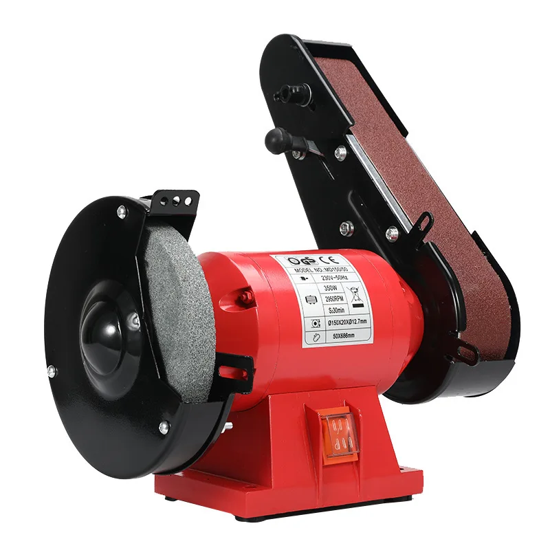 High-power desktop grinding wheel and belt integrated machine micro grinder belt machine, knife grinder,polishing machine