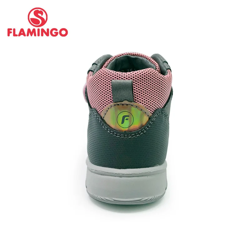 FLAMINGO Autumn Felt High Quality Grey Kids Boots Size 22-27 Anti-slip Shose for Girl Free Shipping 202B-Z5-2042