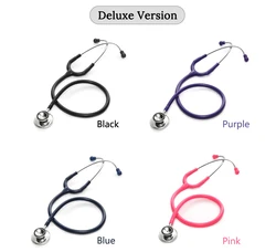 Doctor Deluxe Dual Head Medical Stethoscope Cardiology Stethoscope Professional Doctor Stethoscope Medical Devices for Nurse Vet