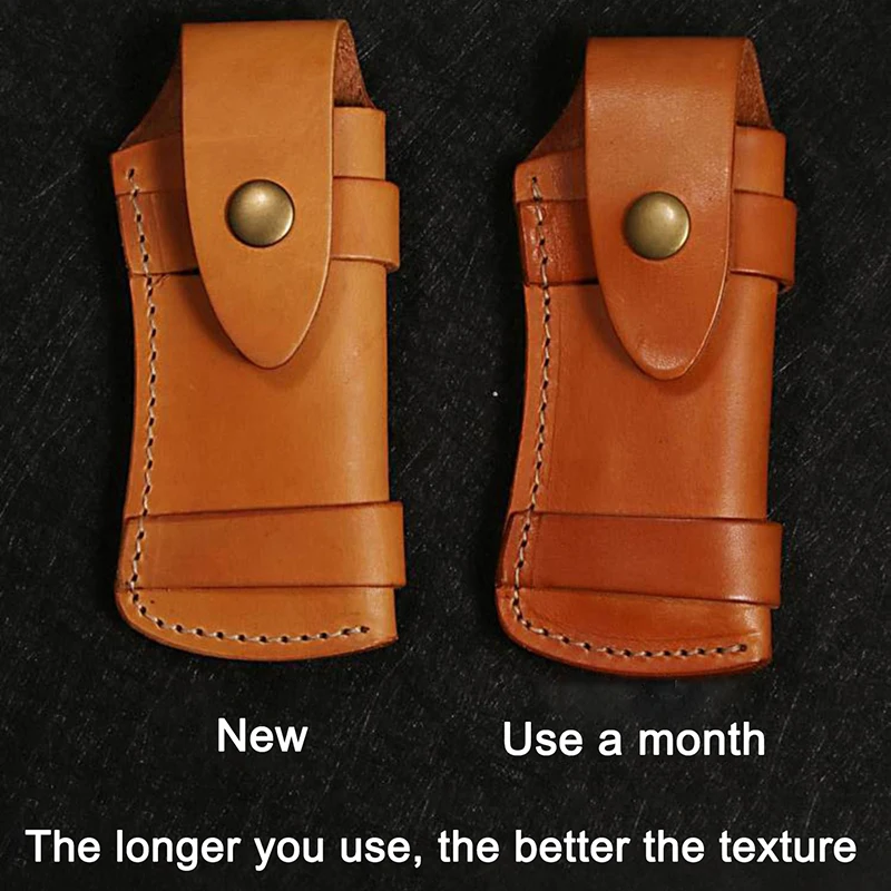 الخضروات المدبوغة حافظة جلدية سكين علبة تغليف سكين للفرد Scabbard