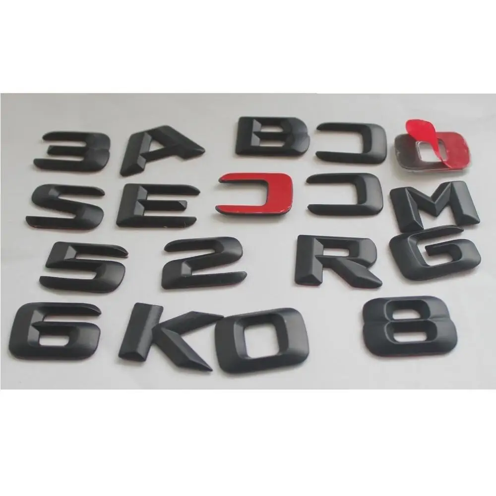 3D Letters For Mercedes Benz W117 CLA180 CLA200 CLA220 CLA230 CLA250 CLA260 CLA280 CLA300 Symbols CDI CGI 4MATIC Emblems