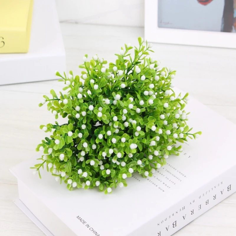 New Artificial Plastic Plants Christmas Decoration Artificial Plant Ferns Simulation Plant Plastic Flower Fern Home Accessories