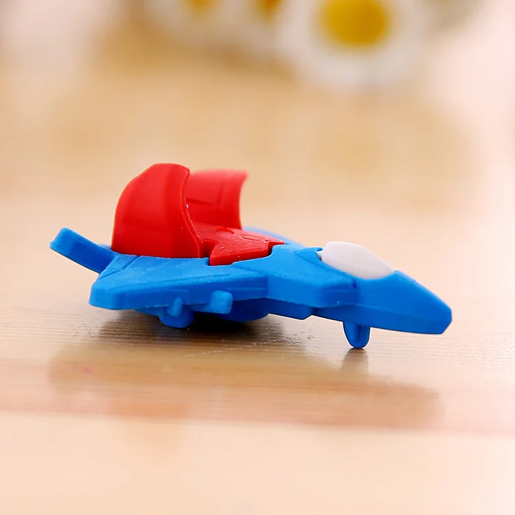 1Pc Creative Cartoon Vechter Modellering Gum Gum Student Briefpapier Leveringen Groothandel