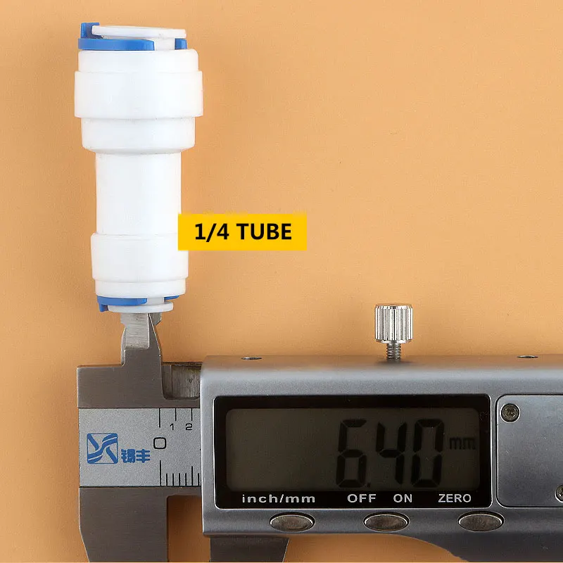 Filtr do wody System filtruje 1546 przez filtr do wody plastikową szybką rurę, złącze rury 1/4 „ skręcić w 3/8 ”, zmniejszając łącznik rurowy