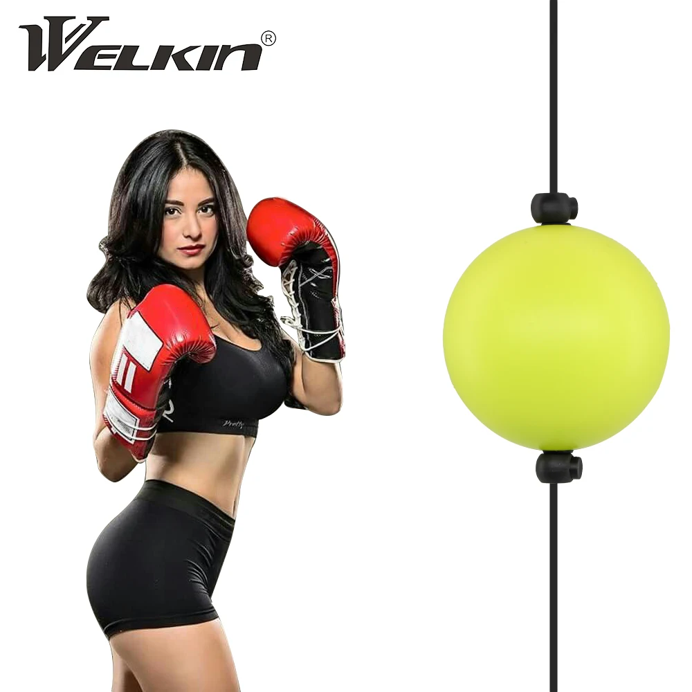 Indoor Punching Balls Floor To Ceiling Punching Bag Suction Cup Suspended Boxing Speed Ball Adult Fitness Training Equipment