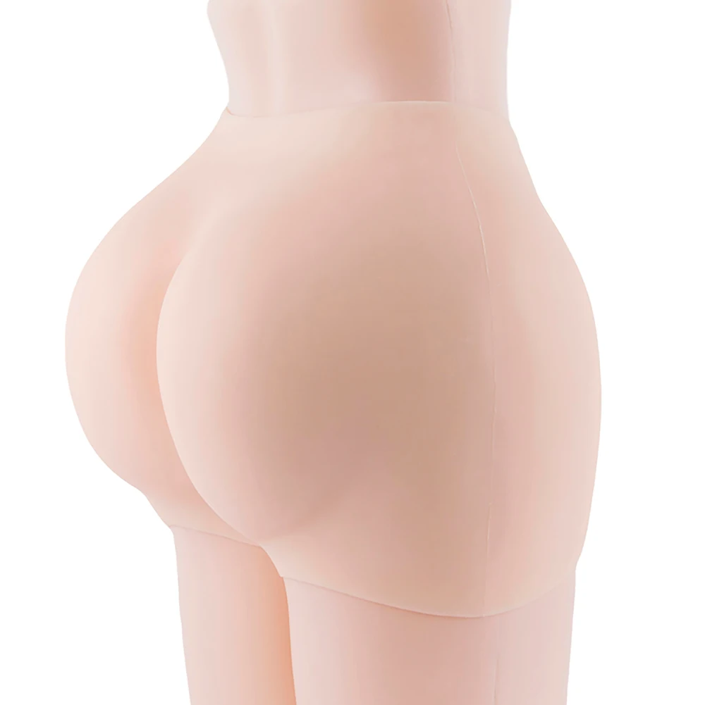 Silicone underwear Fake Buttocks Ass Padded Panties Hips Butt Enhancing Boyshorts Buttocks Enhancers for Women Shapewear