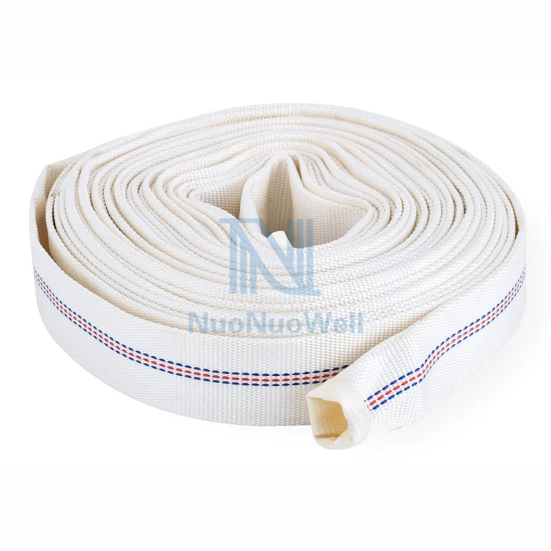 1"~2"Thicken Polyester Fire Hose Belt High-Pressure Wear Resistant Canvas Farming Irrigation Water Pipe 5~20m With Connectors