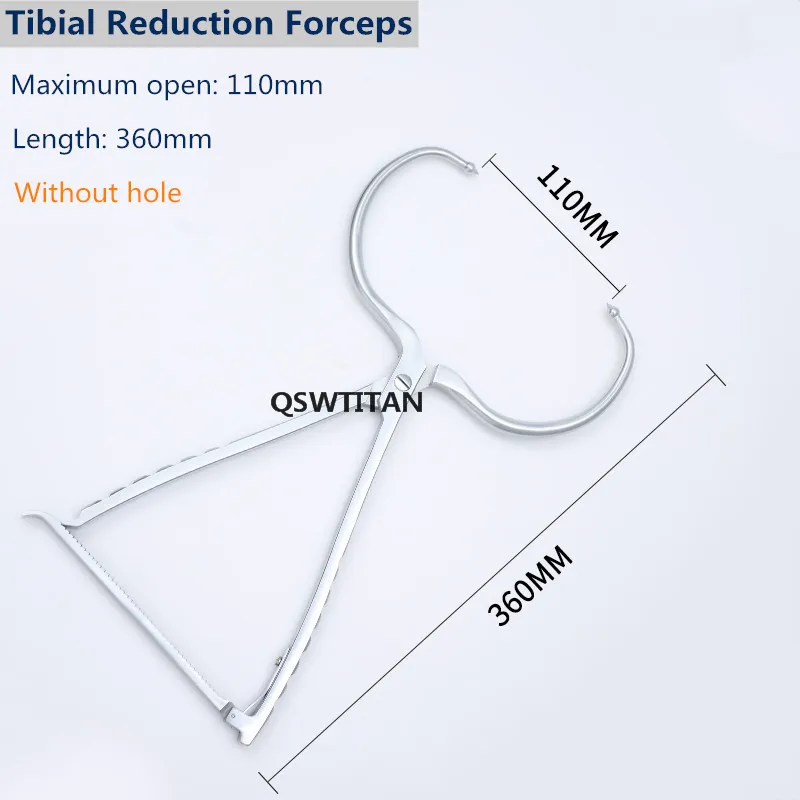 Imagem -03 - Instrumento Ortopédico de da Redução do Anel de Compressão Ortopédica Pinça de Redução Tibial Aço Inoxidável