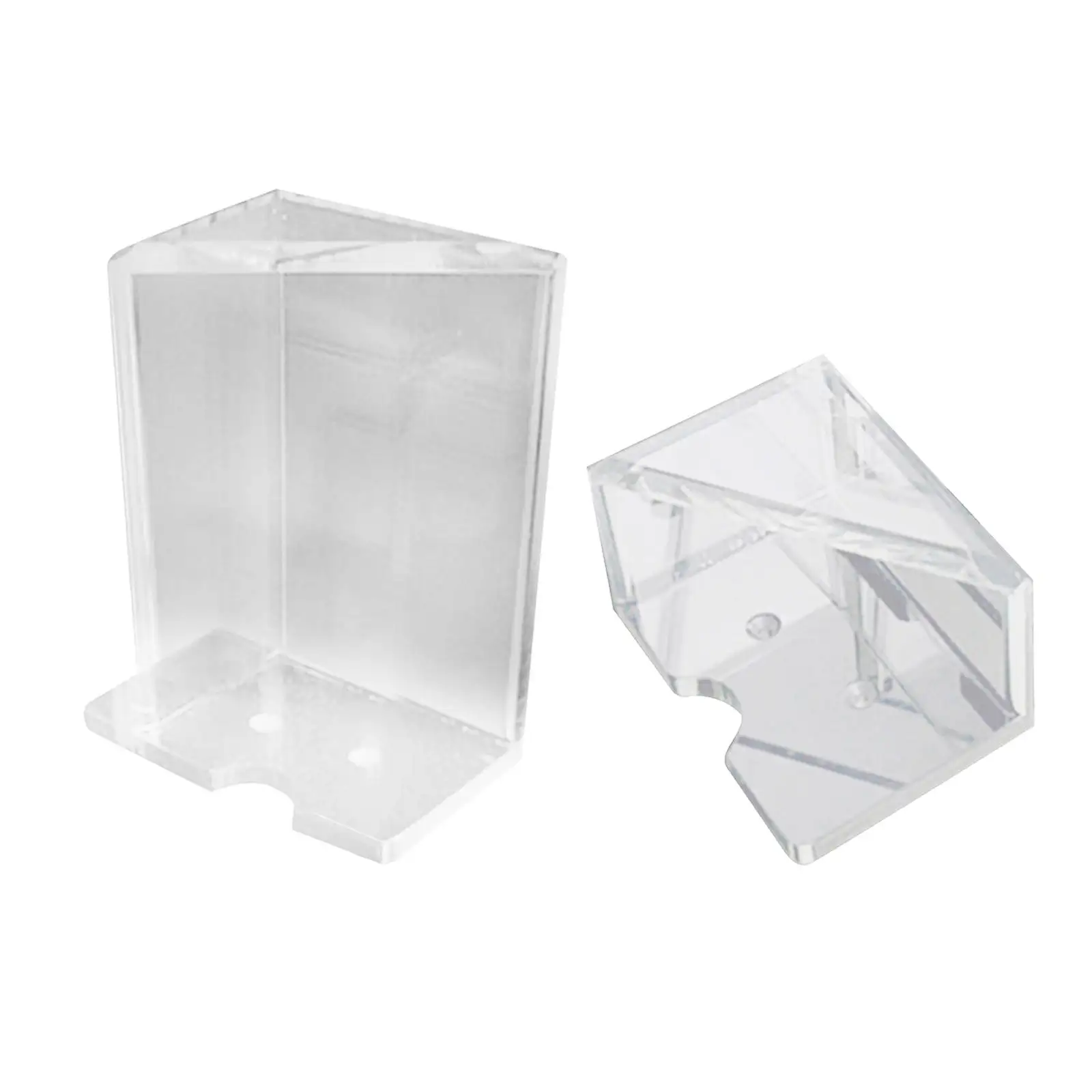 Discard Holder Transparent Black Base Shuffle Layout Deluxe Acrylic Board Game Poker Rack Blackjack for Gambling Game Casino