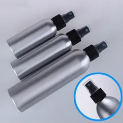 Hot 1pc 30ml 50ml 100ml Aluminium Spray Atomiser Bottle Refillable Empty Bottles Black Pump Atomizer Cosmetic Packaging Tool