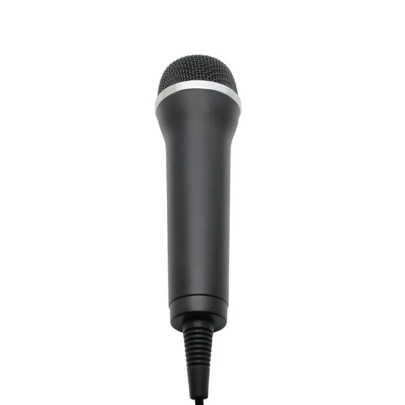 Para ps3/ps4/xbox um fino/controlador wii microfone 2.2m manuseado usb com fio microfone gamepads desempenho karaoke mic