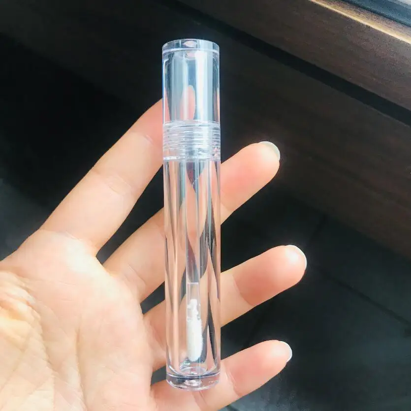 Direkt ab Werk: Vollständig transparente 5-ml-Leerflaschen für Lipgloss, PETG-Lippenbalsamflaschen, DIY-Lipgloss-Verpackungsbehälter – Detail 1