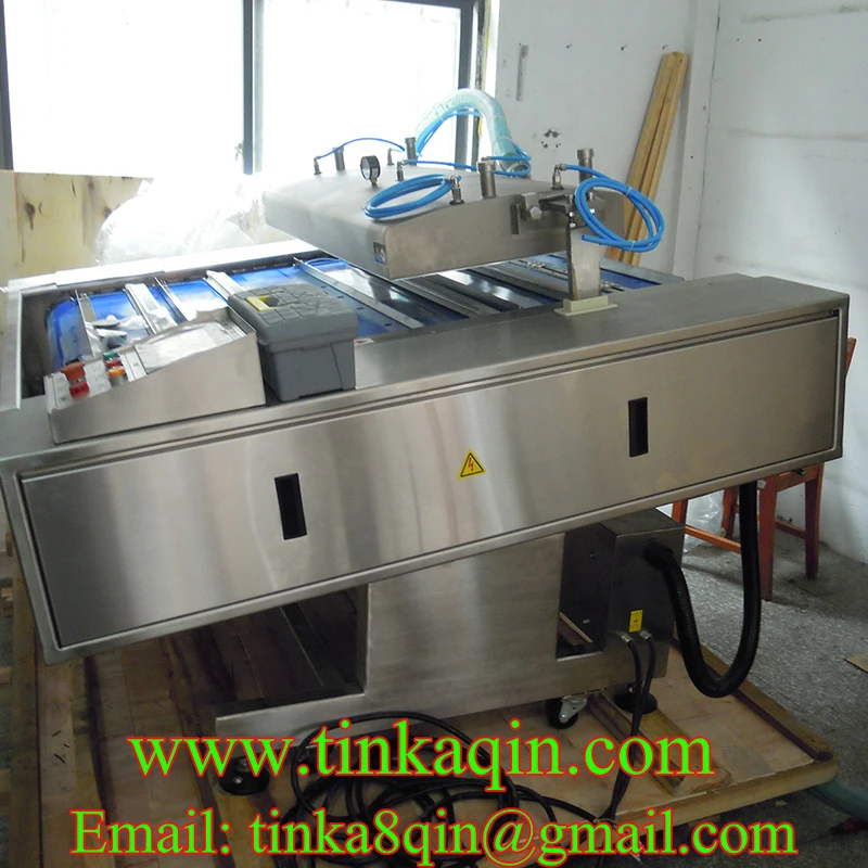 HVB-1020F هواليان المستمر فراغ آلة الختم سريع فراغ آلة التلقائي فراغ آلة الختم الغذاء اللحوم الفول فيغباب