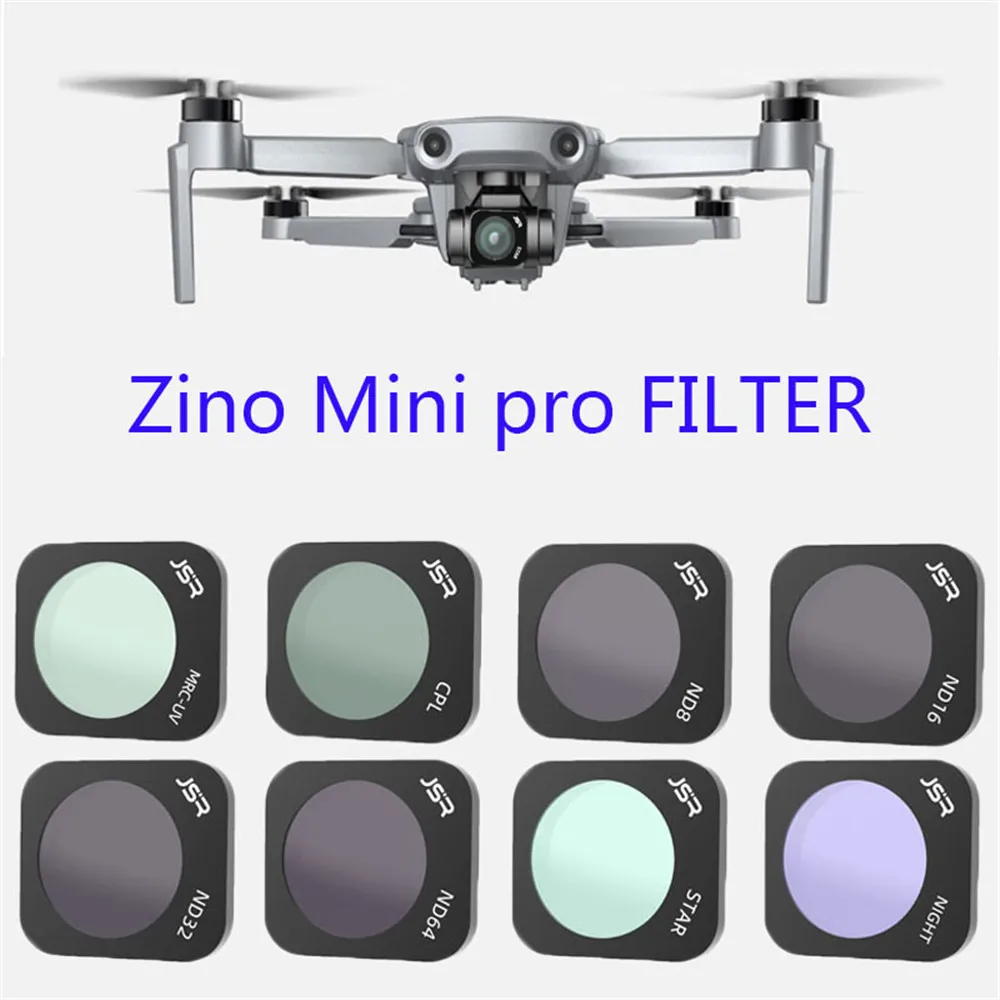 Lens Filter Voor Hubsan Zino Mini Pro Camera Mcuv Cpl Nd 8 16 32 64 Night Star Filter Lens Voor husban Zino Mini Pro