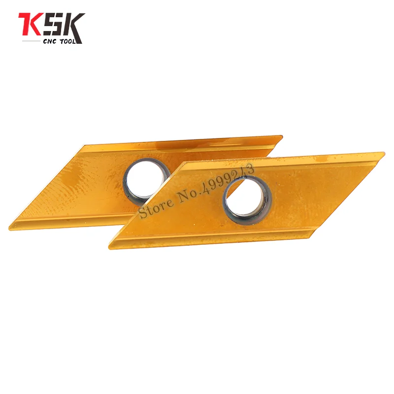 2 Buah XCET310404ER untuk Pemotong Talang ECC31005R untuk Pengerjaan Baja
