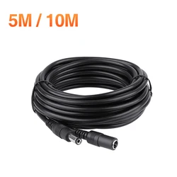 Techage-Cable de alimentación de 12V, conector macho a hembra para videovigilancia, WiFi, cámara IP, 5M, 10m, 2,1x5,5mm, Cable de extensión de alimentación