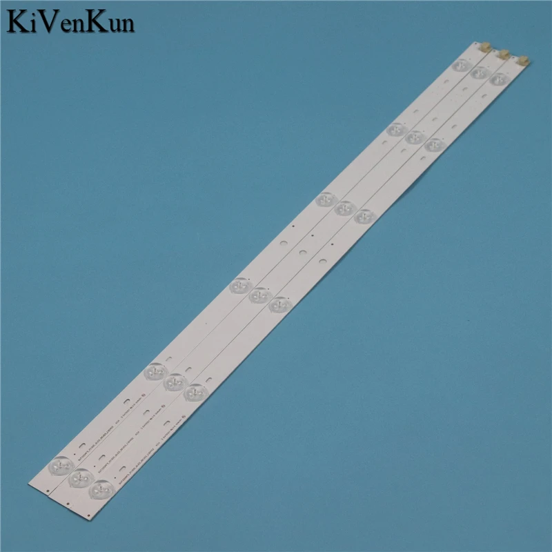 3PCS New 627mm TV's LED Backlight Strips For Toshiba 32P1400VE 32P1400VM 32P1400VT 32P1400ZE LED TV Bars Bands Rulers Array Tape