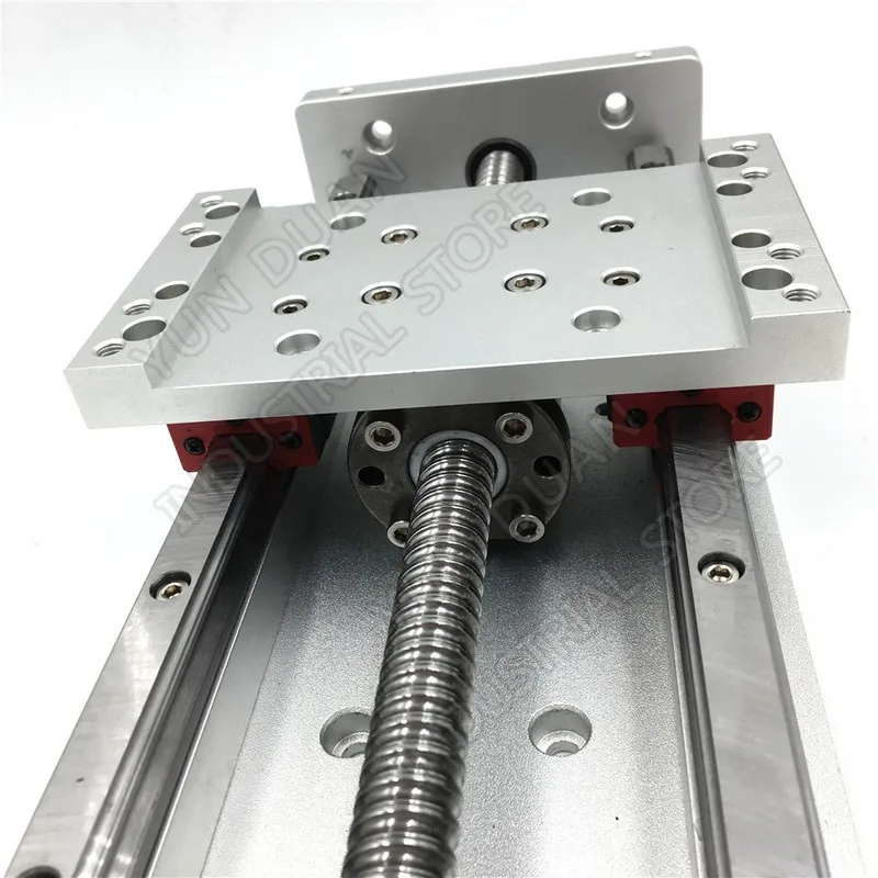 20 "500mm curso xyz eixo cruz slide mesa elétrica deslizante linear fase sfu1605 ballscrew hg15 guia plataforma cnc perfuração