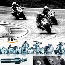 16pcs Shoes Spikes Track & Cross Country Tyre Bicycle Boots Motorbike car snow studs for fatbike Screw in Tire Stud Tips Durable