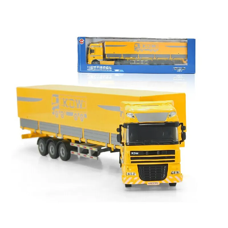 High simulation 1:50 alloy flatbed transport truck model,container transporter toys,collectible toys,wholesale and retail