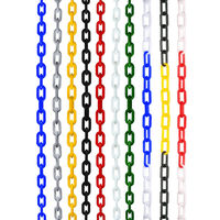 Plastic Chain Plastic Barrier Chain Safety Chainsaw Sharpening For Crowd Channeliser 5m-10m
