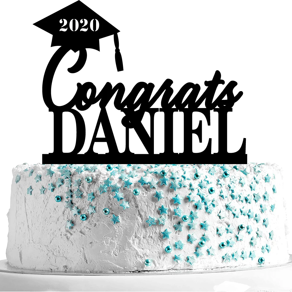 

Топпер для торта на заказ, украшение для выпускного торта, 2020