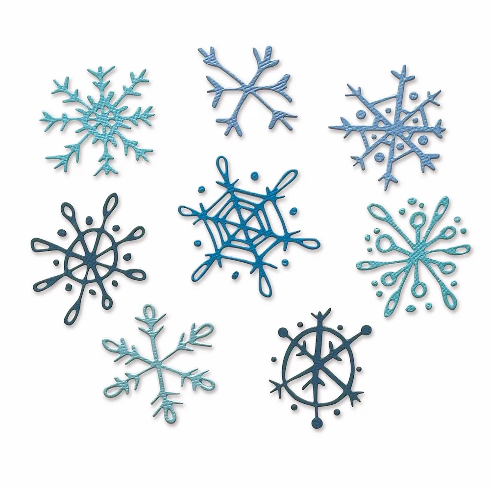 

New 2021 Metal Cutting Dies for Scrapbooking Paper Making Winter Snowflake Album Embossing Frame Card Crafts No Stamps