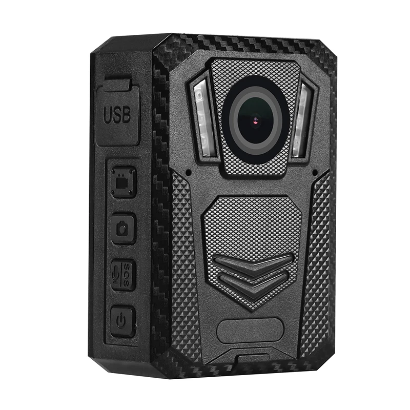 EEYELOG X6B 1440P Body Camera 64GB Police Recorder 2600MAH Battery Bodycam Chest Camera IP67 Waterproof Mini Body Cam