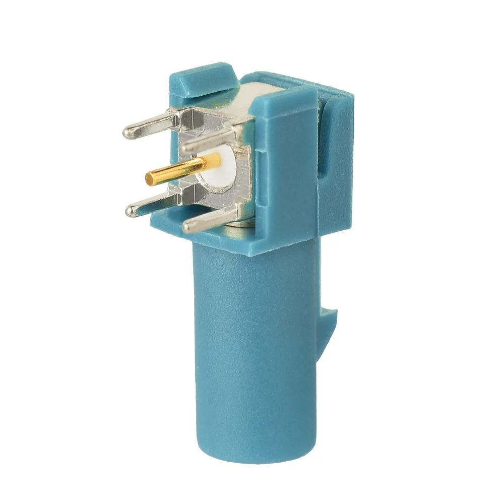 

Superbat Fakra Z Waterblue/5021 нейтральное кодирование штекер крепление на печатную плату прямоугольный RF коаксиальный разъем для GPS DAB + спутниковый радиовход