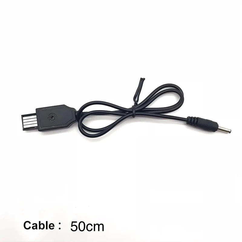 USB to DC 3.5mm 5.5mm charger adapter cable 5v to 4.2v strong light flashlight headlight charging cable 18650 special