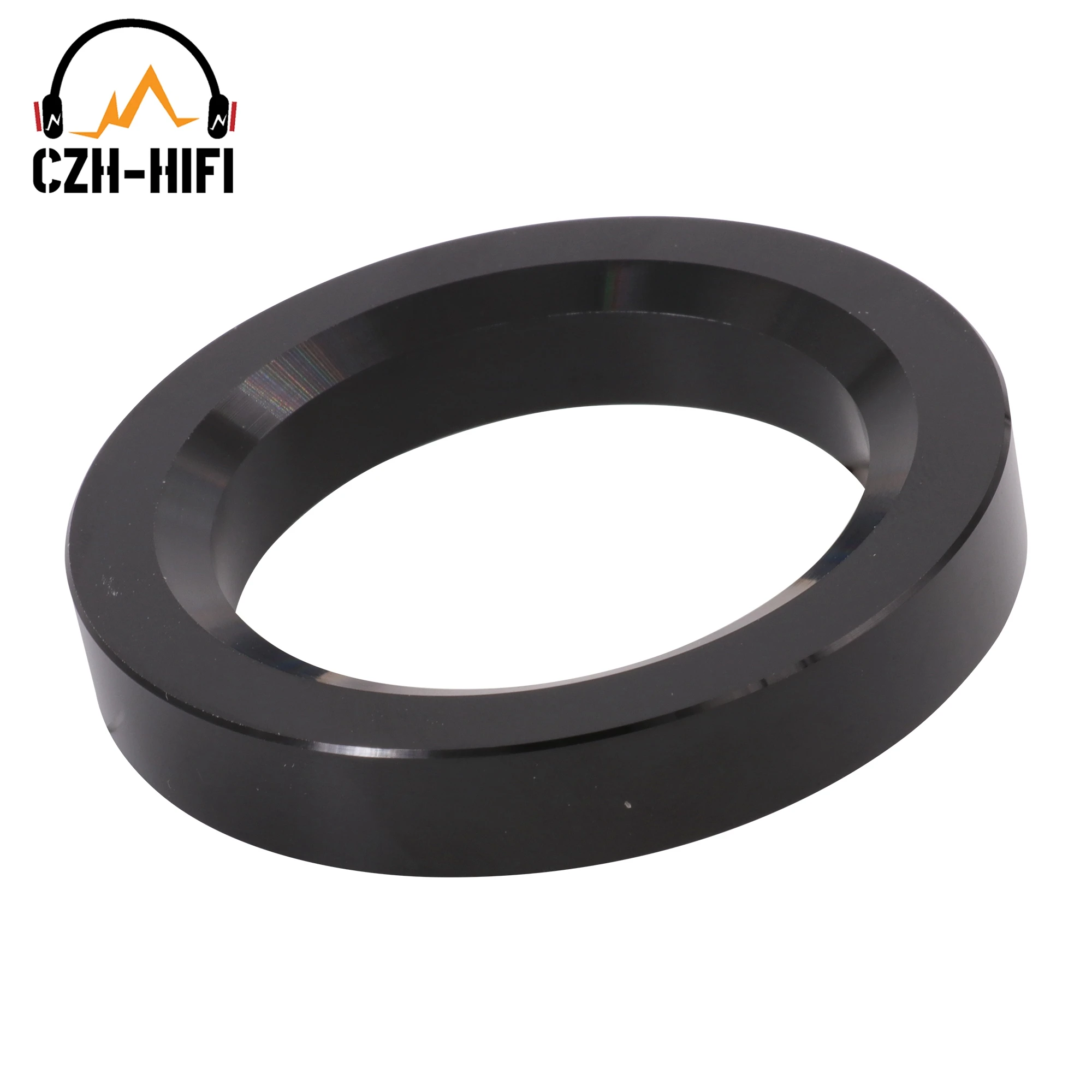 1PC 60mm CNC Gefräste Aluminium Runde Dekorieren Basis Ring Kreis Washer Für Vintage KT88 Vakuum Rohr Verstärker DIY hiFi – Detail 6