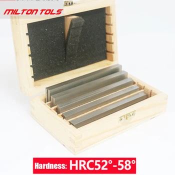 6 쌍 12Pcs 병렬 패드 게이지 블록 합금강 CNC 밀링 패드 세트 바이스 밀링 머신 선반 용 120mm x (10-35Mm)