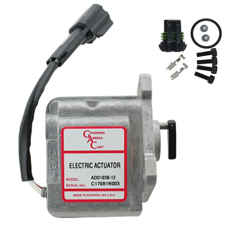 

GAC Original Governors America Corp Actuator ADD103B-12 Series 12 Volt or ADD103B-24 Series 24 Volt Delphi Packard