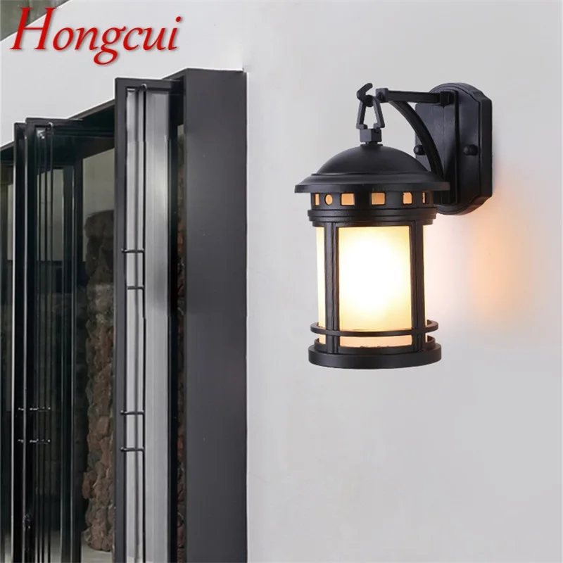 

Hongcui Outdoor Retro Wall Lamp Classical Sconces Light Waterproof IP65 LED For Home Porch Villa