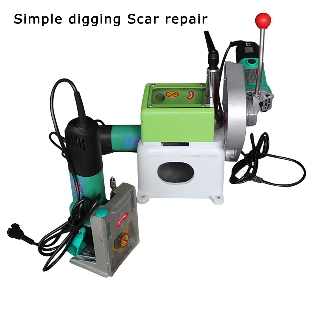 1 set Wood Knot Repairing Patching Machine Block Cutting Machine Simple patching machine repair machine