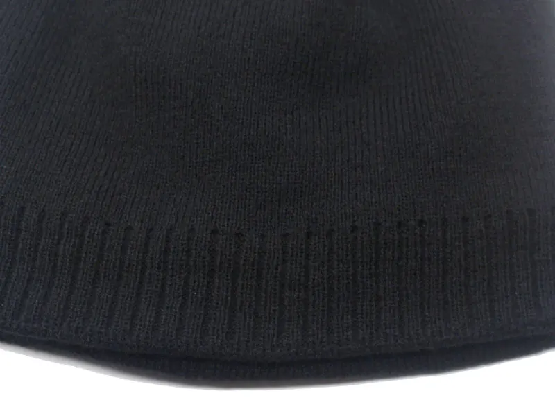 Skullies Beanies Männer Gestrickte Hut Winter Hüte Für Frauen Caps männer Winter Beanie Gorro Warme Dicke Pelz Motorhaube Homme Schädel hut Kappe – Detail 9