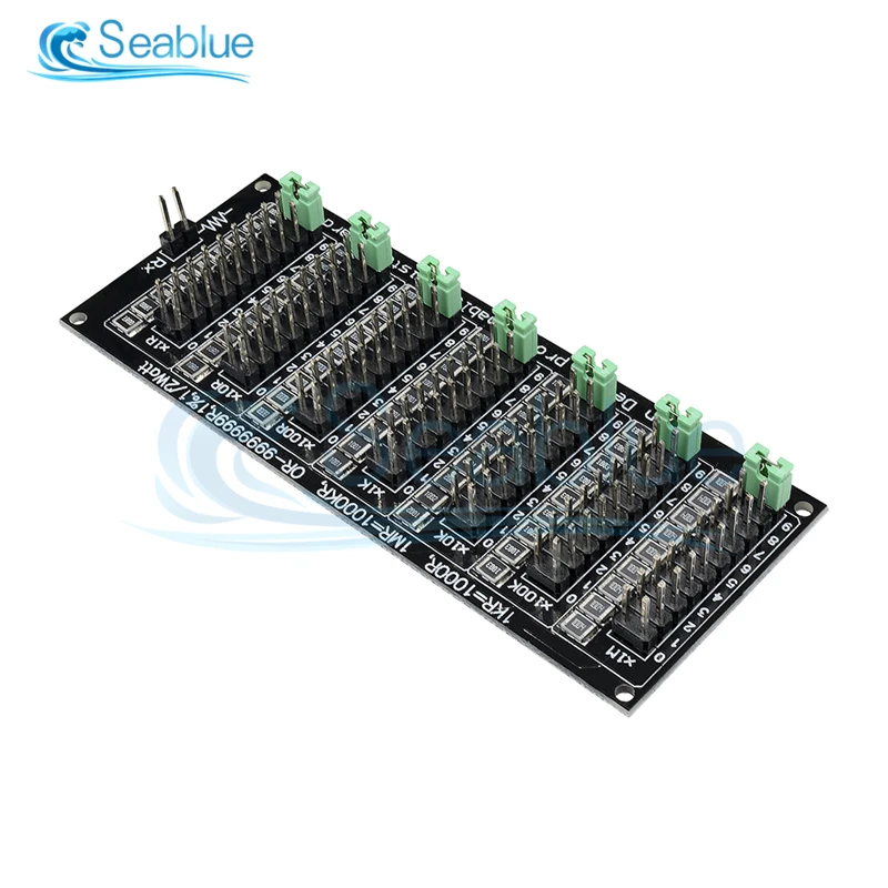 200V 7 Seven Decade 1R - 9999999R Programmable Adjustable SMD Resistor Slide Resistor Board Step Accuracy 1R 1% 1/2 Watt Module