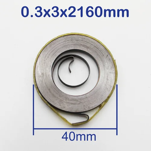 Imagen 2 del producto Resortes de fuerza constante de bobina en espiral plana, muchos tamaños a elegir