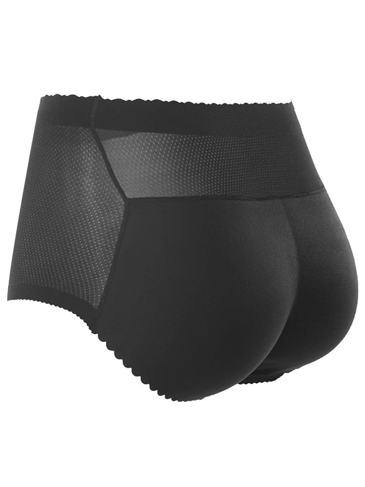 

Sexy Womens Padded Panties Seamless Bottom Sponge Push Up Middle Waist Butt Enhancer Hip Push Up Butt Lift Shaper Lady Briefs